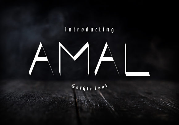Amal: A Unique Geometric Display Font for Web Design