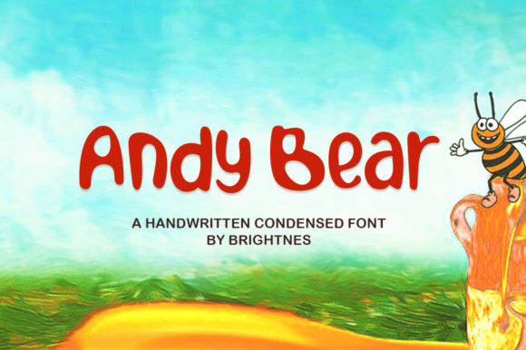 Andy Bear: A Joyful Display Font for Creative Branding