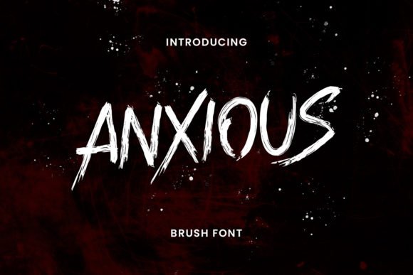 Anxious: A Bold and Textured Display Font