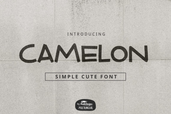 Camelon: A Quirky Display Font for Creative Web Design