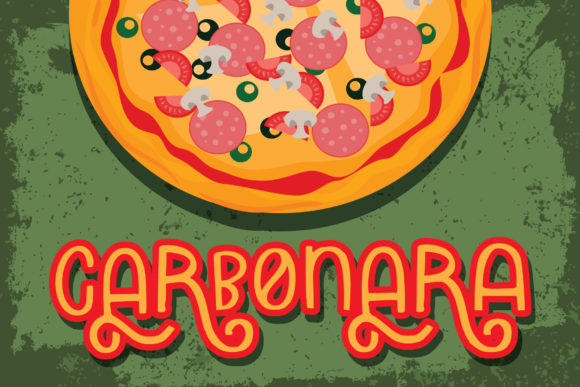 Carbonara: A Funky and Elegant Display Font for Designers