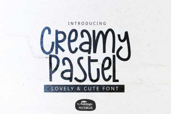 Creamy Pastel: A Charming Display Font for Makers