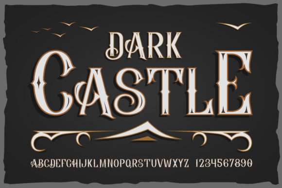 Dark Castle: A Bold and Vintage Display Font for Your Brand