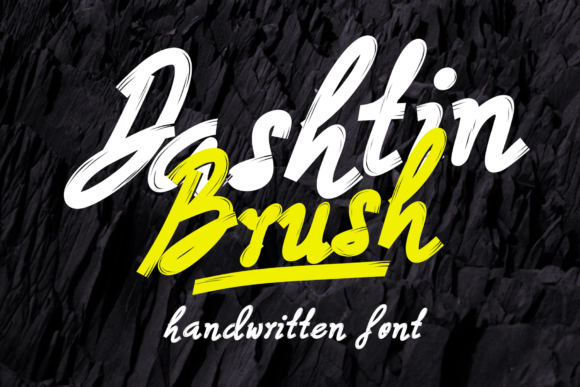Dashtin Brush: The Perfect Display Font for Your Next Campaign