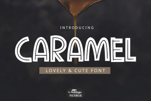 Discover Caramel: A Quirky Display Font for Creative Projects