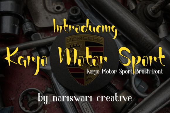 Discover Karjo Motor Sport: A Bold Display Font for Editorial Design