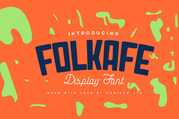 Discover the Bold and Thick Folkafe Font
