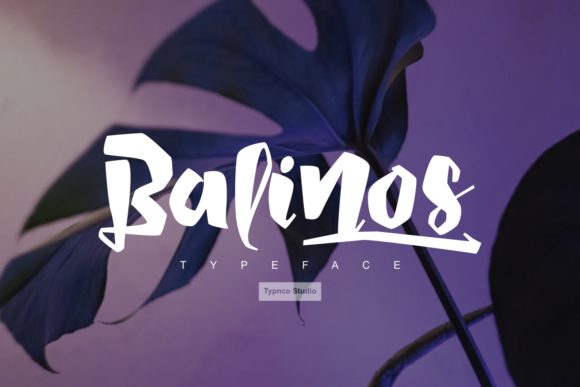 Discover the Charm of Balinos: A Whimsical Handwritten Display Font