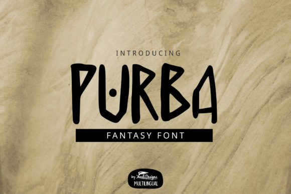 Discover the Charm of Purba: A Unique Display Font