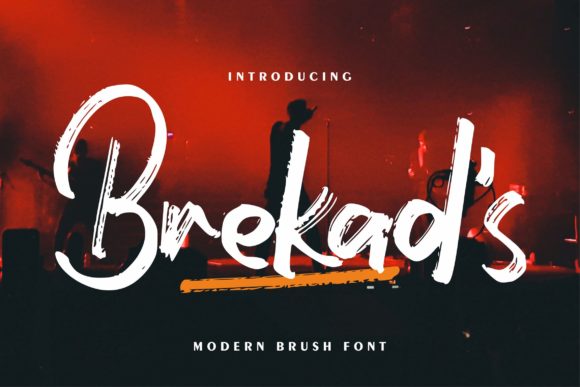Enhance Your Brand with Brekad s: A Bold, Brushed Display Font