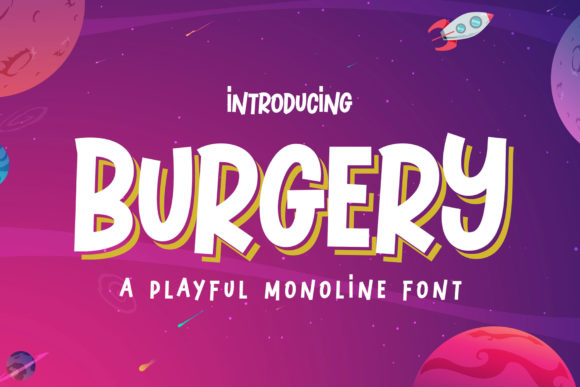 Enhance Your Brand with Burgery: A Playful Display Font