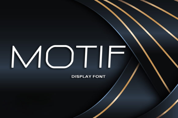 Enhance Your Brand with Motif: A Modern Display Font