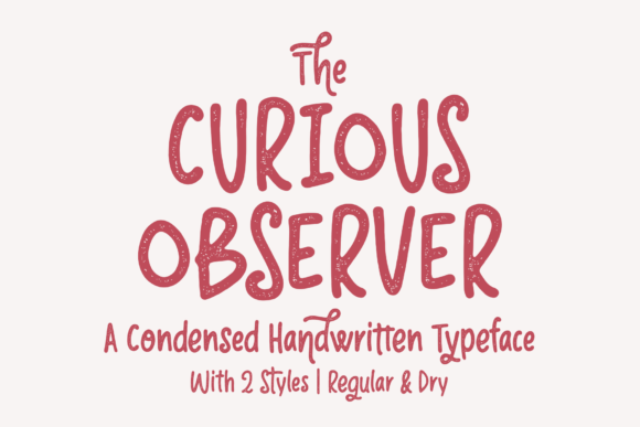 Enhance Your Brand with The Curious Observer Font