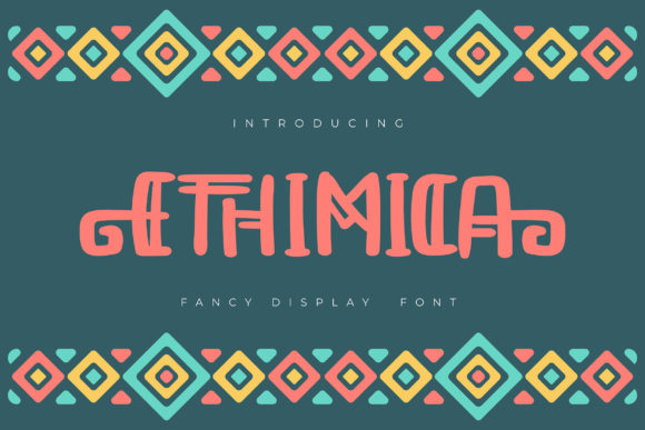 Ethimica: A Stylish and Trendy Display Font