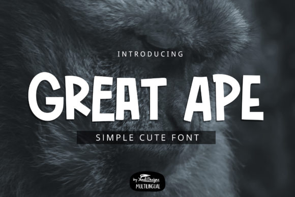 Great Ape: A Quirky Display Font for Engaging Campaigns