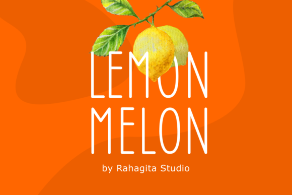 Lemon Melon: A Charming Display Font for Creative Branding
