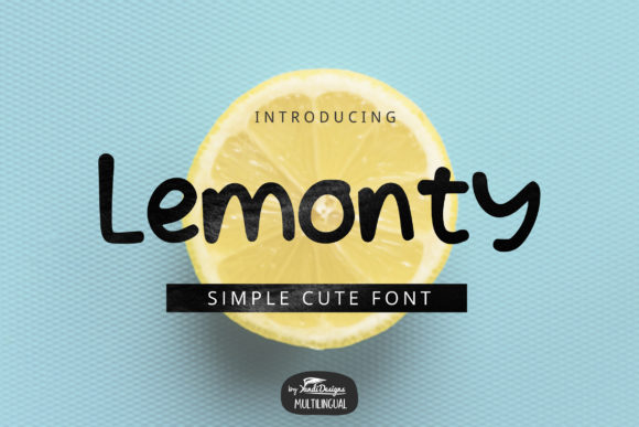 Lemonty: A Quirky Display Font for Engaging Branding
