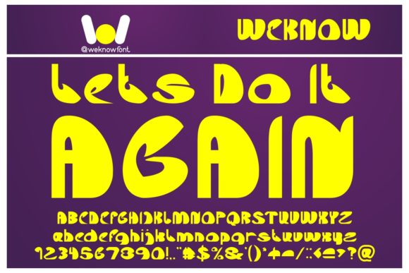 Let s Do It Again: A Fun, Cartoon-Like Font for Your Brand