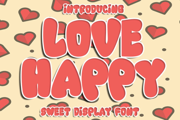 Love Happy: A Bold and Quirky Font for Crafters
