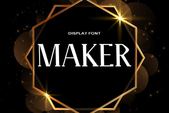 Maker: A Bold and Strong Display Font for Modern Design