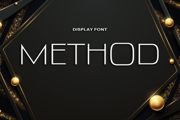 Method: A Simple and Thin Display Font for Elegant Branding