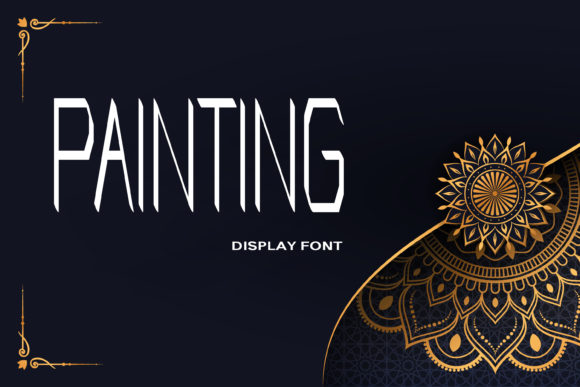 Painting: A Fresh and Authentic Display Font for Modern Design