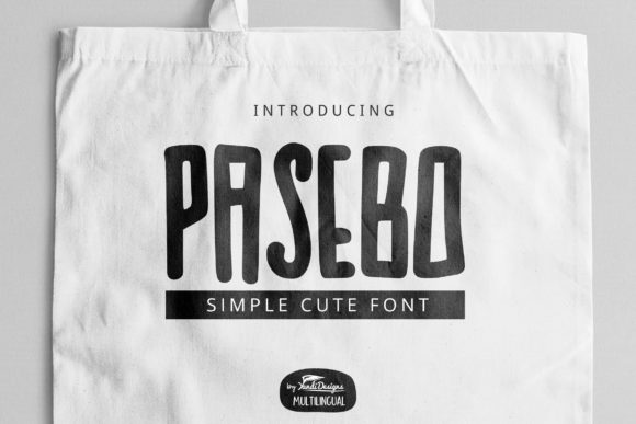 Pasebo: A Charming Display Font for Creative Web Designs
