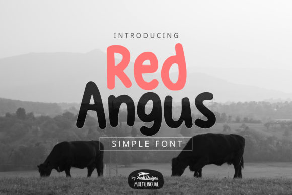 Red Angus: A Charming Font for Creative Branding