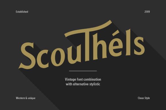 Scouthels: Elevate Your Brand with a Bold and Vintage Font