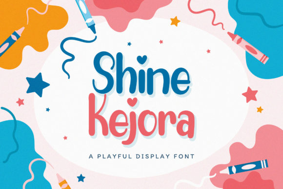 Shine Kejora: A Fun and Chunky Display Font for Web Design