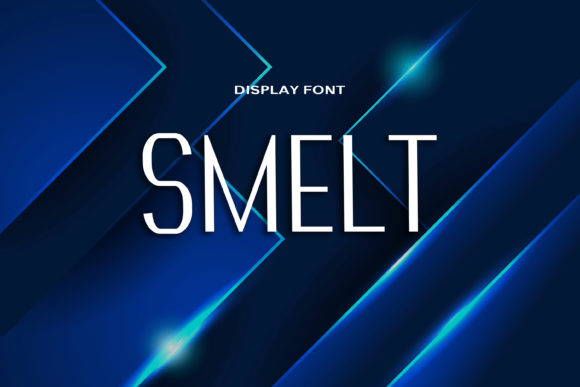 Smelt: A Modern Geometric Display Font for Impactful Branding
