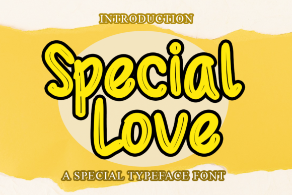 Special Love: A Quirky Bubble Display Font for Makers