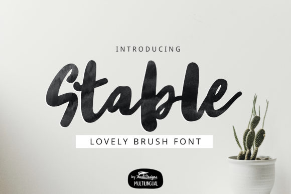 Stable: The Fun, Urban Display Font for Engaging Campaigns