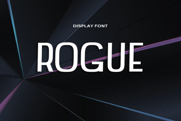 Unleash Creativity with Rogue: A Bold and Unique Display Font