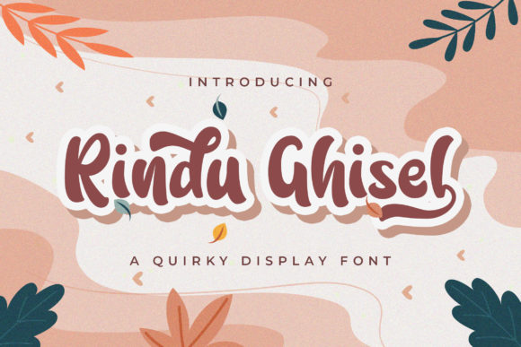 Unlock Creative Potential with Rindu Ghisel Font