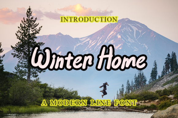 Winter Home: A Modern Display Font for Elegant Publishing
